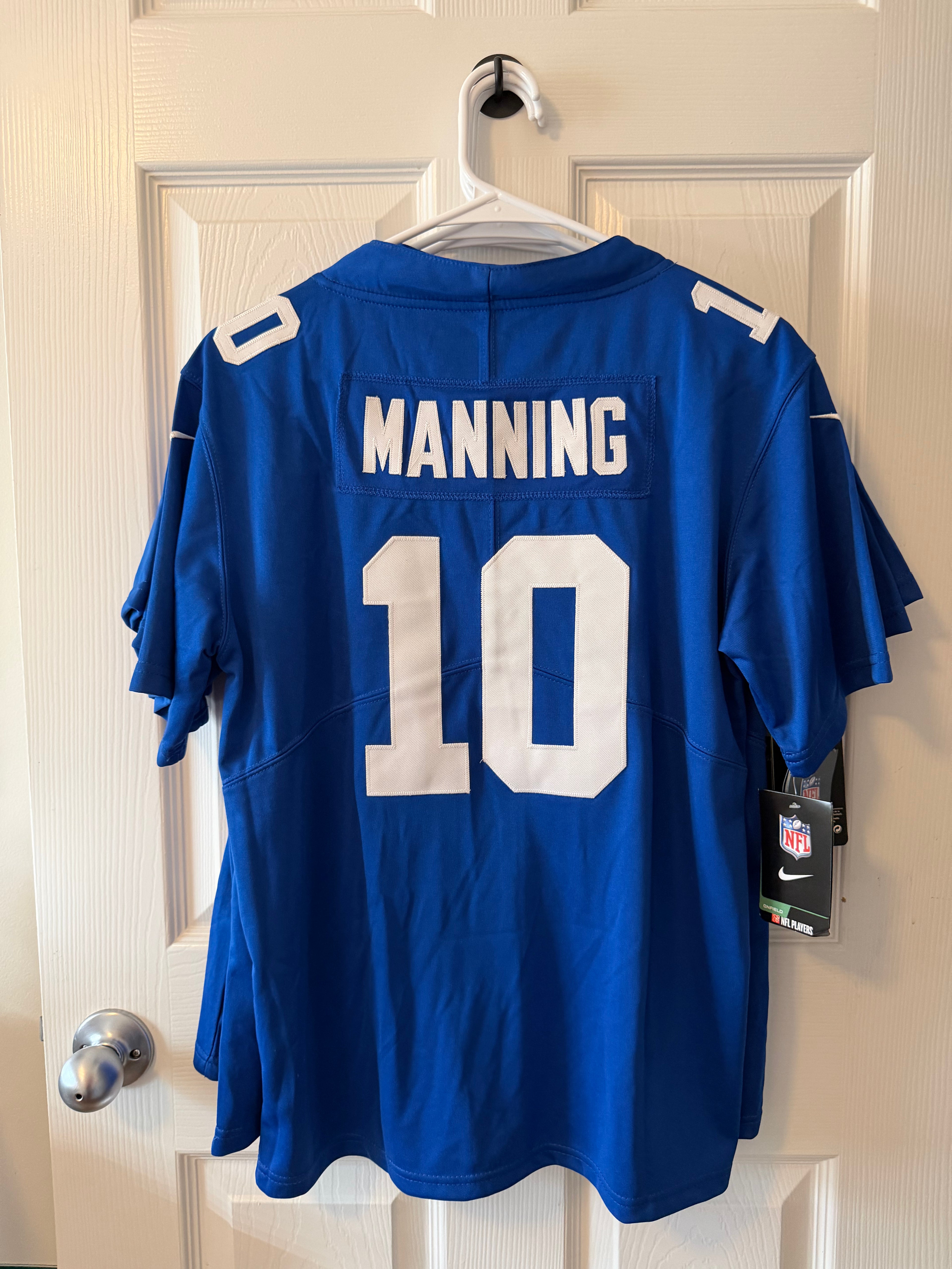 Vintage New York Giants #10 Eli Manning (Stitched/Youth) Jersey
