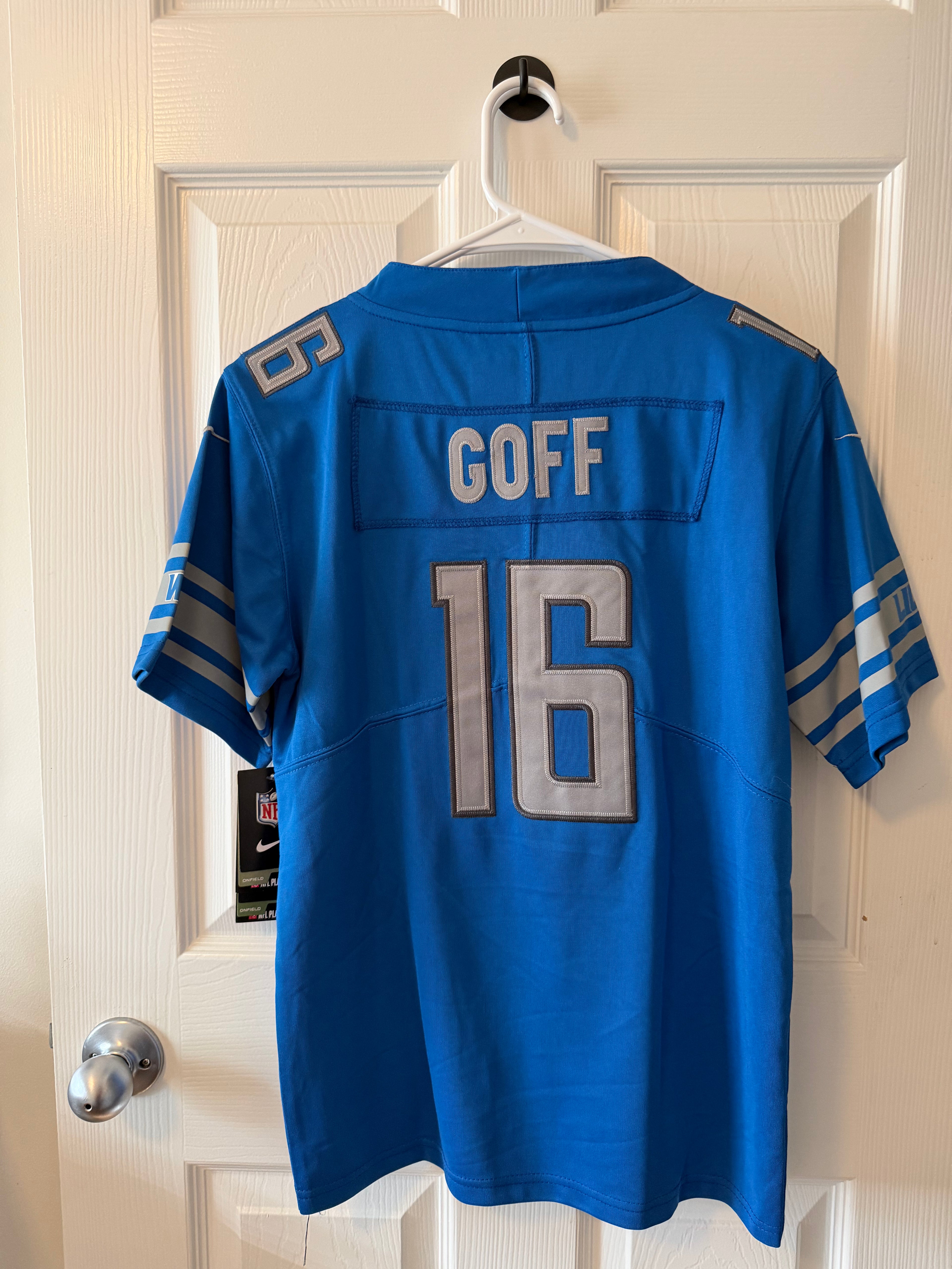 Detroit Lions #16 Jared Goff (Stitched/Youth) Jersey