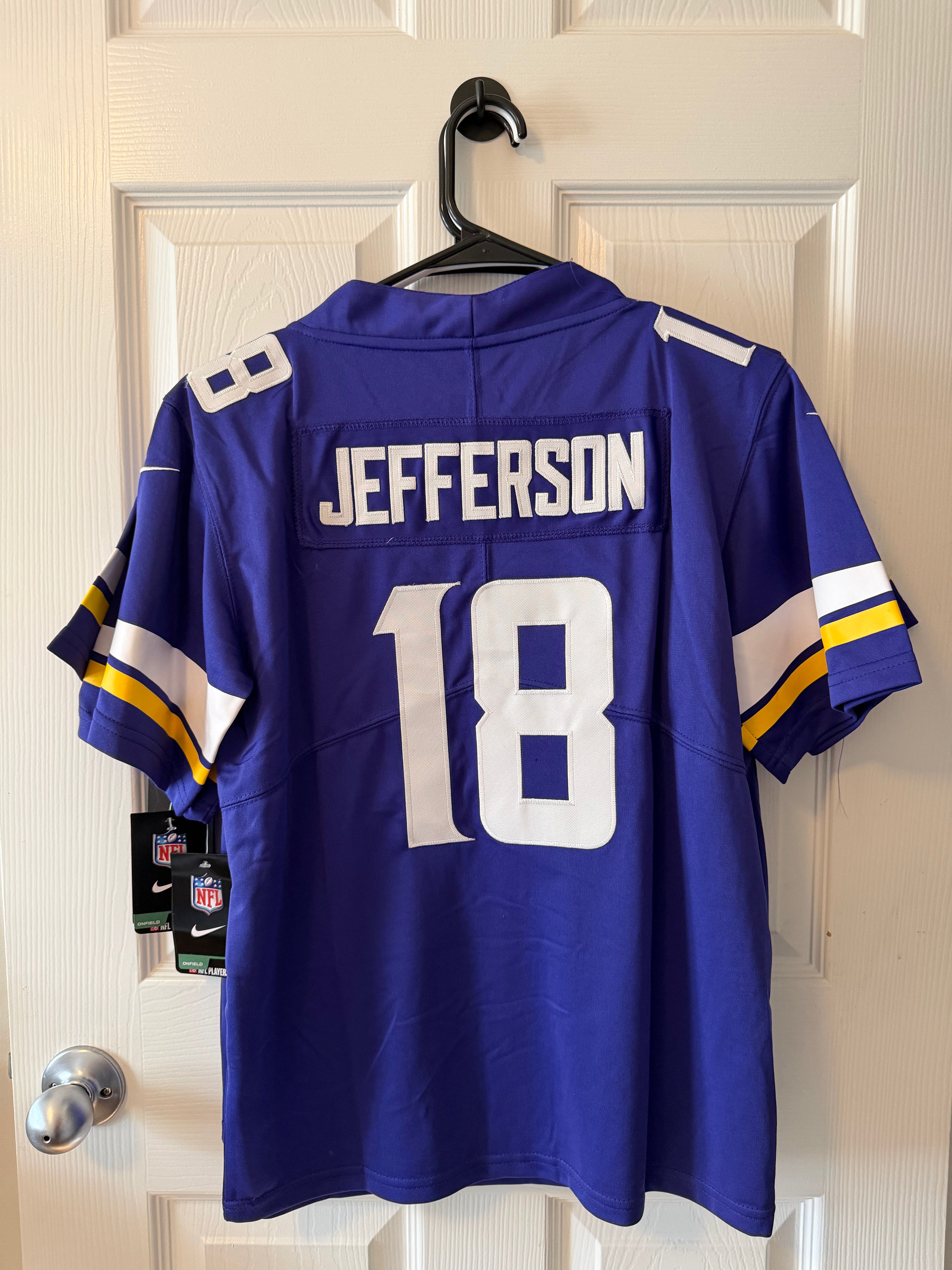 Vintage Minnesota Vikings #18 Justin Jefferson (Stitched/Youth) Jersey