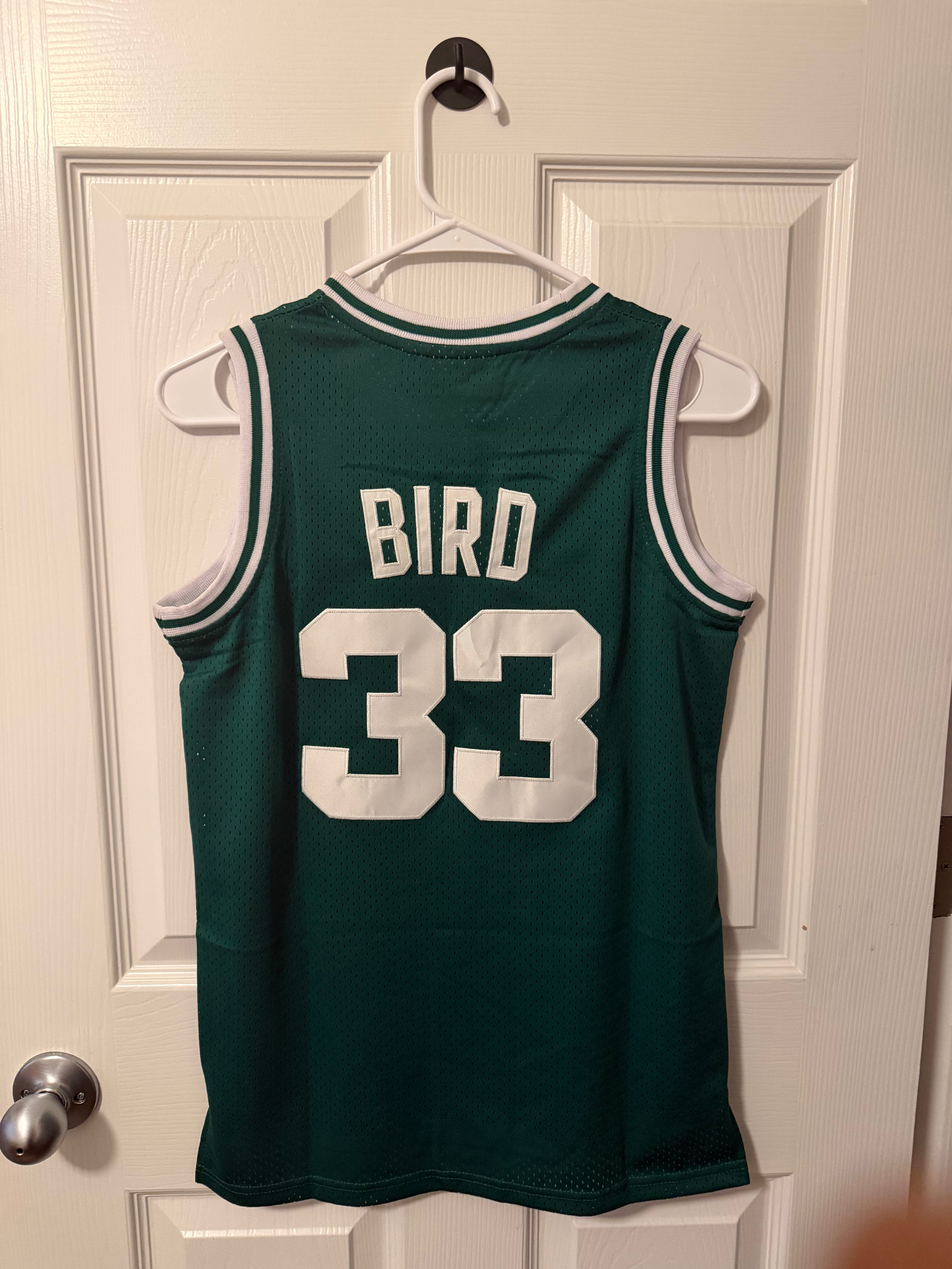 Vintage Boston Celtics #33 Larry Bird (Stitched/Youth) Jersey