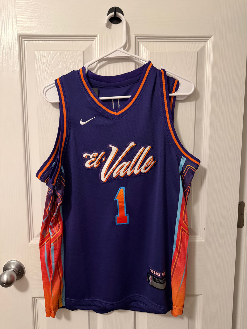 Phoenix Suns #1 Devin Booker (Stitched/Youth) Jersey