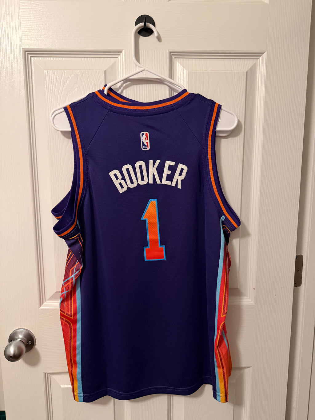 Phoenix Suns #1 Devin Booker (Stitched/Youth) Jersey