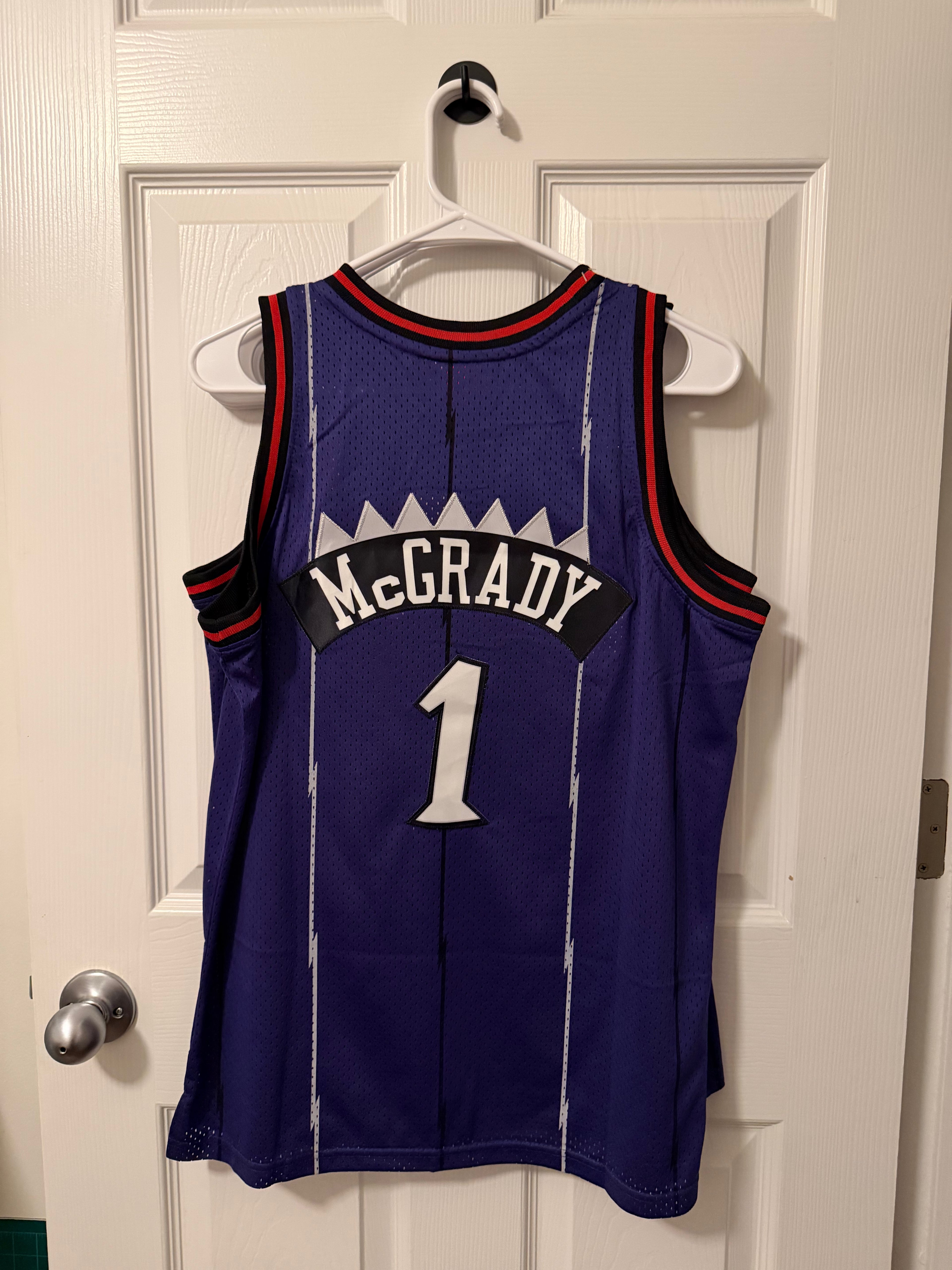 Vintage Toronto Raptors #1 Tracy McGrady (Stitched/Youth) Jersey