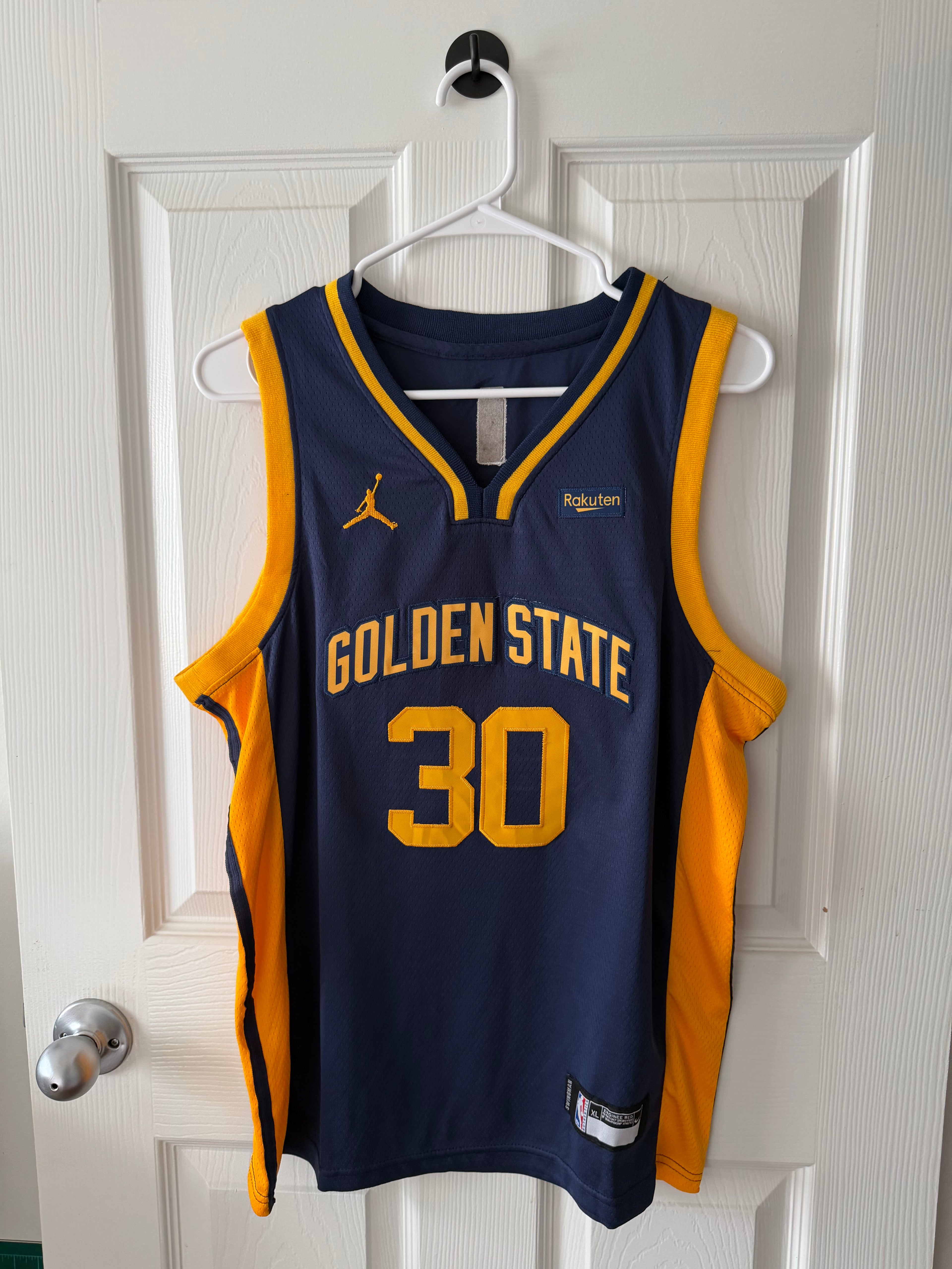 Vintage Golden State Warrior #30 Stephen Curry (Stitched/XL Youth) Jersey