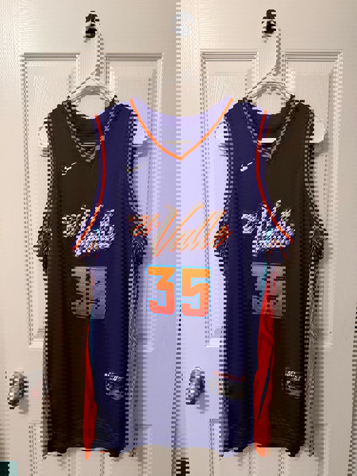 Phoenix Suns #35 Kevin Durant (Stitched/Youth) Jersey