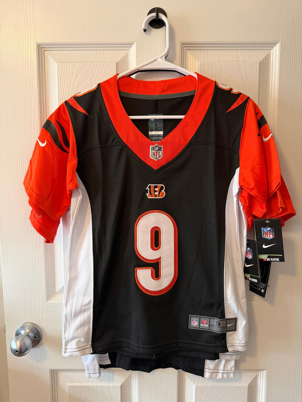 Cincinnati Bengals #9 Joe Burrow (Stitched/Youth) Jersey