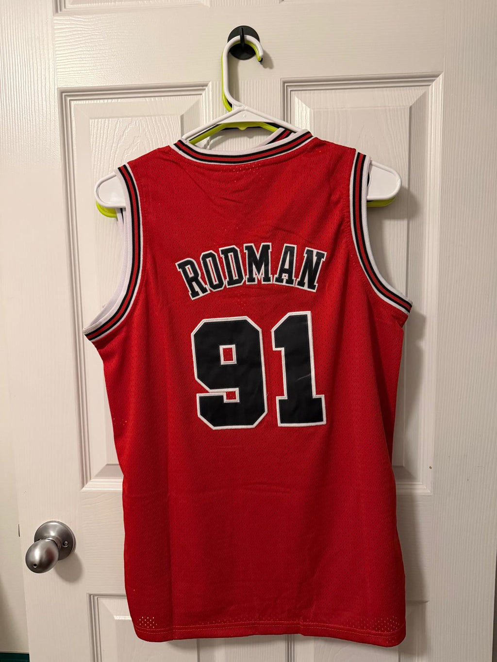 Vintage Chicago Bulls #91 Dennis Rodman (Stitched/Youth) Jersey